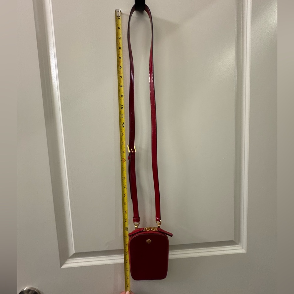 Tory Burch Deep Red Crossbody Phone holder - Picture 4 of 13